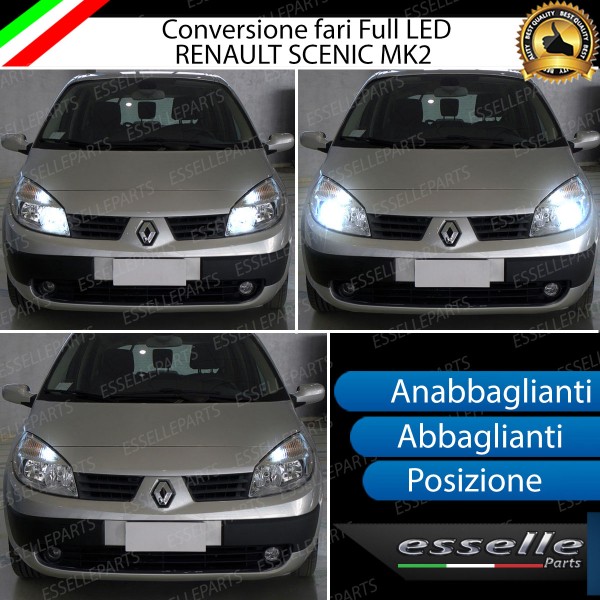 Conversione Fari Full LED per RENAULT SCENIC MK2