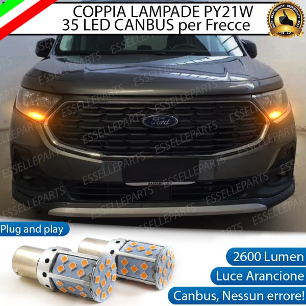 Coppia Frecce Anteriori PY21W 35 LED Canbus FORD TOURNEO CONNECT III