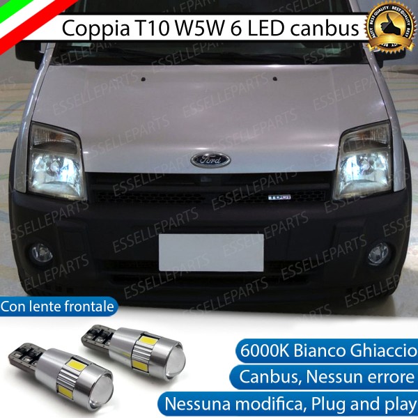 Luci posizione T10 W5W 6 LED Canbus Ford Tourneo Connect