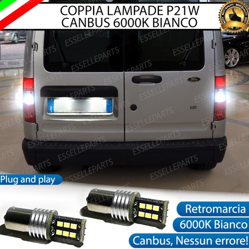 Coppia Luci Retromarcia P21W 15 LED per FORD TRANSIT CONNECT MK1