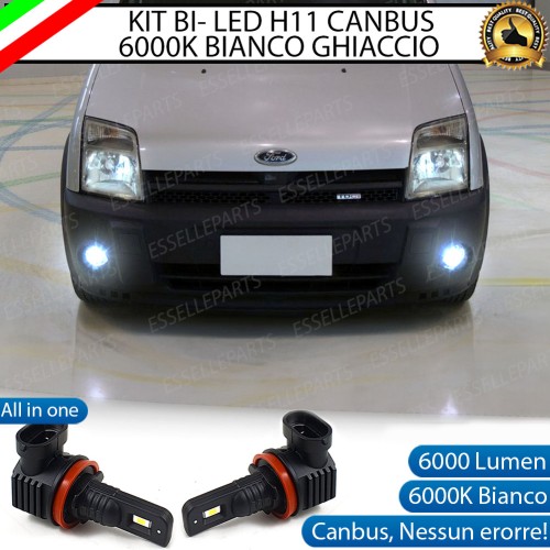 Kit Full LED H11 6000 LUMEN Canbus 6000K Bianco Fendinebbia FORD TRANSIT CONNECT MK1