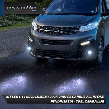 Kit Full LED H11 6000 LUMEN Canbus 6000K Bianco Fendinebbia OPEL ZAFIRA LIFE Kit Full LED H11 6000 LUMEN Canbus 6000K Bianco Fendinebbia OPEL ZAFIRA LIFE