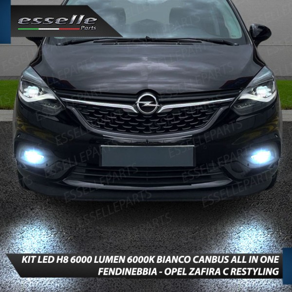 Kit Full LED H8 6000 LUMEN Canbus 6000K Fendinebbia OPEL ZAFIRA C RESTYLING