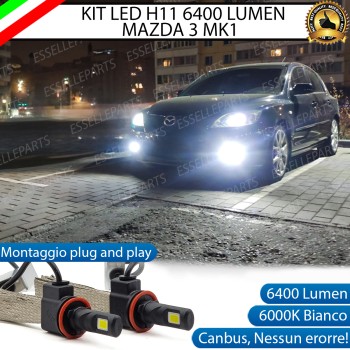 Kit Full LED H11 Fendinebbia 6400 LUMEN Mazda 3 MK1