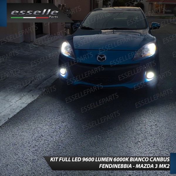 Kit Full LED Fendinebbia H11 9800 LUMEN per MAZDA 3 MK2