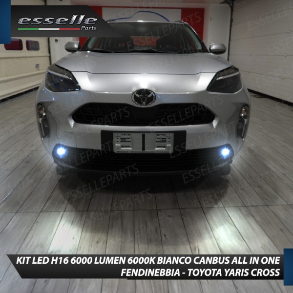 Kit Full LED H16 6000 LUMEN Canbus 6000K Bianco Fendinebbia per TOYOTA YARIS CROSS