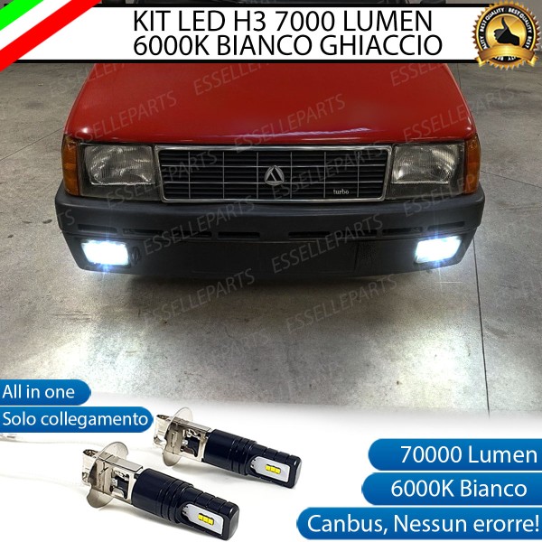 Kit Full LED H3 7000 Lumen Fendinebbia per LANCIA Y10