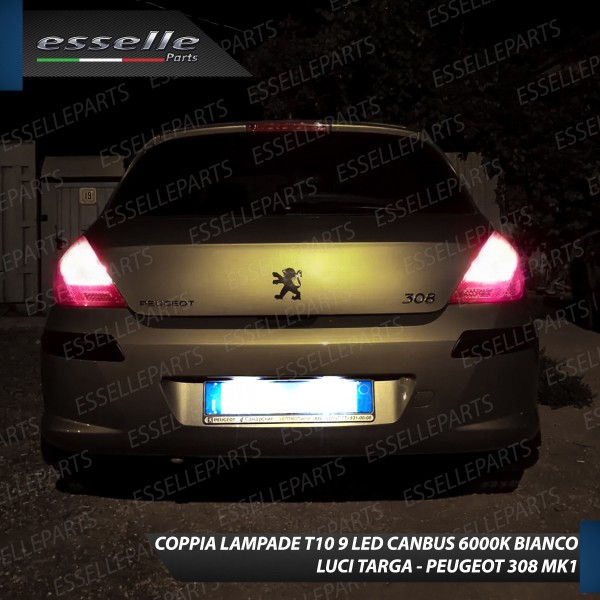 Luci targa 9 LED Canbus PEUGEOT 308