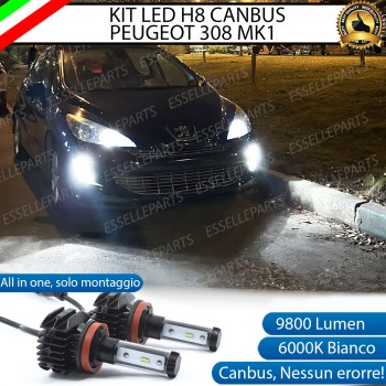 Kit Full LED H8 Fendinebbia PEUGEOT Peugeot 308 MK1 Kit Full LED H8 Fendinebbia PEUGEOT Peugeot 308 MK1
