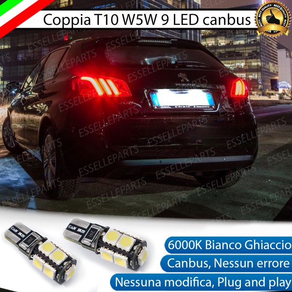 Luci targa 9 LED Canbus