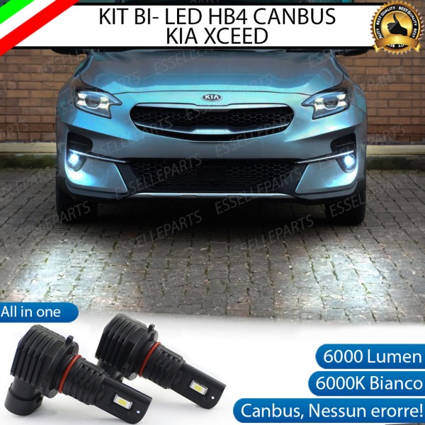Kit Full LED HB4 6000 LUMEN Canbus 6000K Bianco Fendinebbia per KIA XCEED