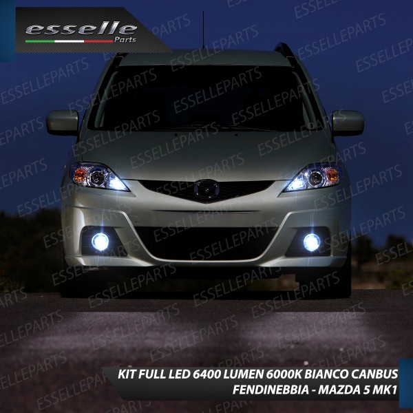 Kit Full LED Fendinebbia H11 6400 LUMEN MAZDA 5 MK1