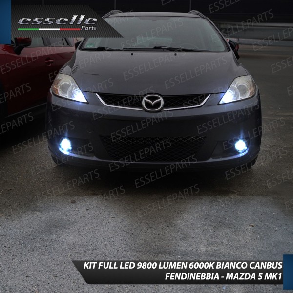 Kit Full LED Fendinebbia H11 9800 LUMEN per Mazda 5 MK1