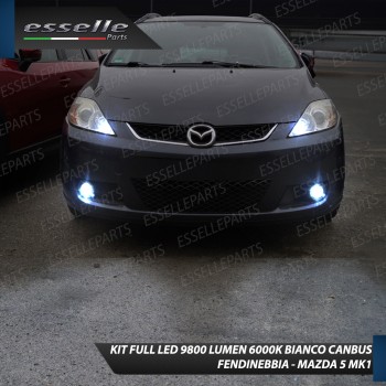 Kit Full LED Fendinebbia H11 9800 LUMEN per Mazda 5 MK1