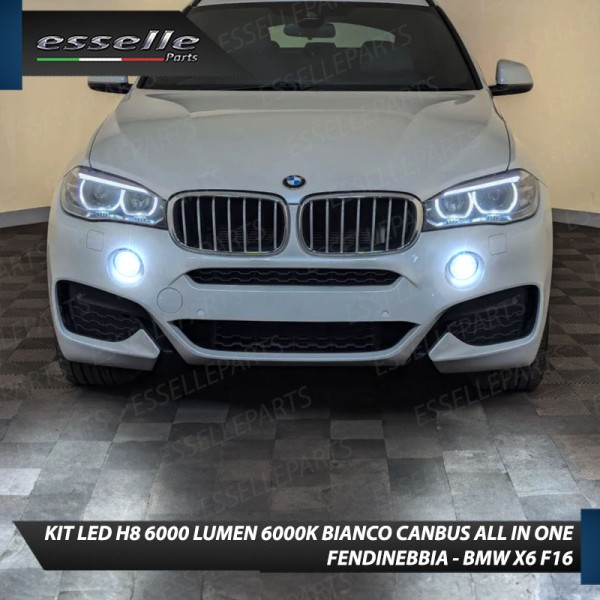 Kit Full LED H8 6000 LUMEN Canbus 6000K Fendinebbia per BMW X6 F16