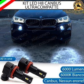 Kit Full LED H8 6000 LUMEN Canbus 6000K Fendinebbia per BMW X5 F15 F85