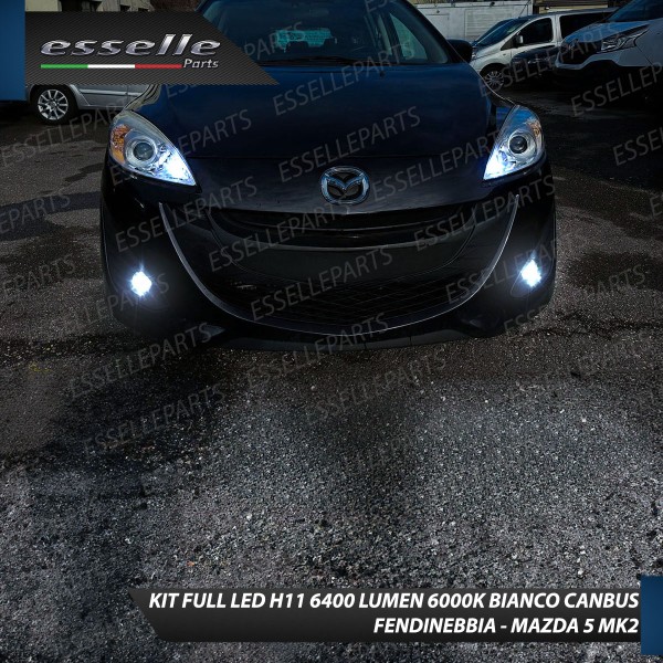 Kit Full LED Fendinebbia H11 6400 LUMEN Mazda 5 Mk2