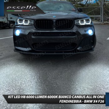 Kit Full LED H8 6000 LUMEN Canbus 6000K Fendinebbia per BMW X4 F26
