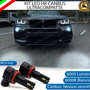 Kit Full LED H8 6000 LUMEN Canbus 6000K Fendinebbia per BMW X4 F26