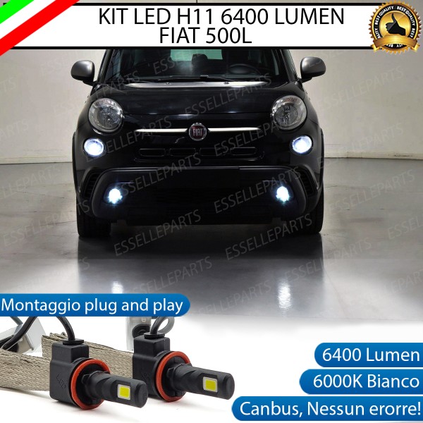 Kit Full LED Fendinebbia H11 6400 LUMEN FIAT 500L