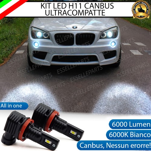 Kit Full LED H11 Slim Bmw X1 E84 Restyling Fendinebbia 6000 Lumen 6000K Canbus