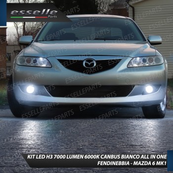 Kit Full LED H3 7000 Lumen Fendinebbia Mazda 6 I