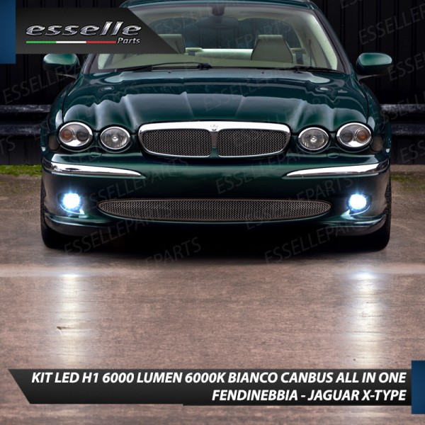 Kit Full LED coppia H1 6000 LUMEN Fendinebbia per JAGUAR X-TYPE