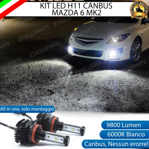 Kit Full LED H11 coppia lampade FENDINEBBIA MAZDA 6 II