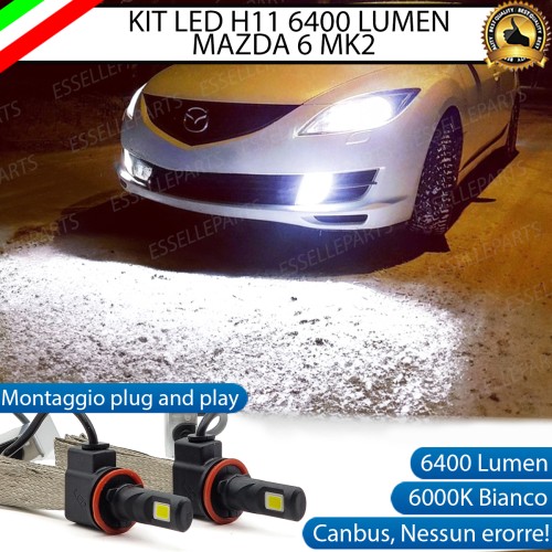 Kit Full LED Fendinebbia H11 6400 LUMEN MAZDA 6 MK2