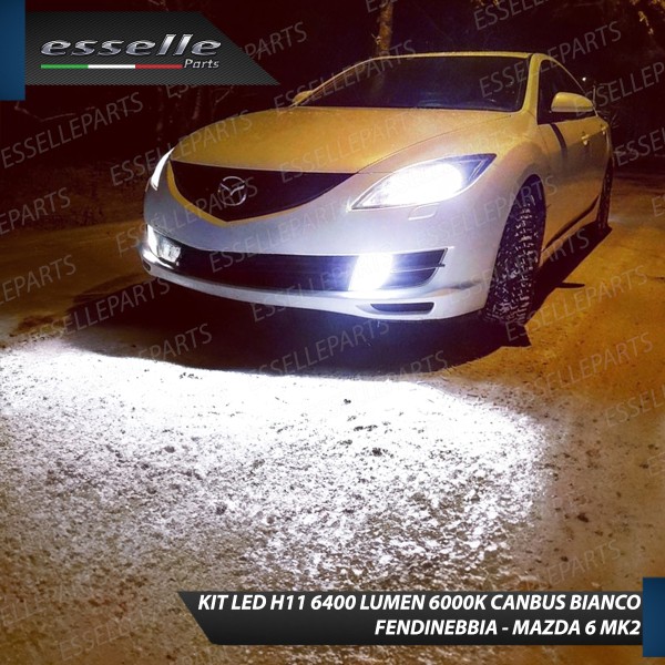 Kit Full LED Fendinebbia H11 6400 LUMEN MAZDA 6 MK2
