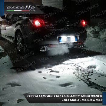 Luci targa 5 LED Canbus Mazda 6 mk2