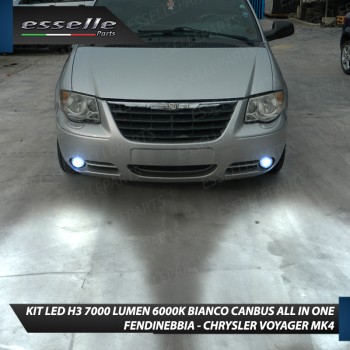 Kit Full LED H3 7000 Lumen Fendinebbia Chrysler Voyager IV