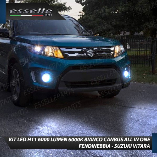 Kit Full LED H11 6000 LUMEN Canbus 6000K Bianco Fendinebbia SUZUKI VITARA MK3
