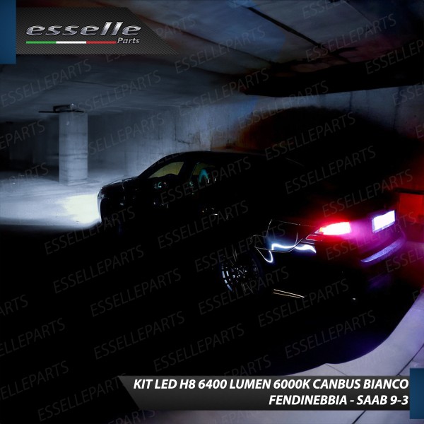 Kit Full LED H8 6400 LUMEN Fendinebbia SAAB 9-3 MK2