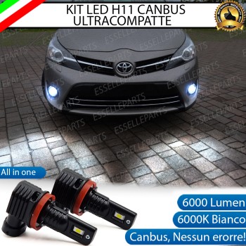 Kit Full LED H11 6000 LUMEN Canbus 6000K Bianco Fendinebbia TOYOTA VERSO Kit Full LED H11 6000 LUMEN Canbus 6000K Bianco Fendinebbia TOYOTA VERSO