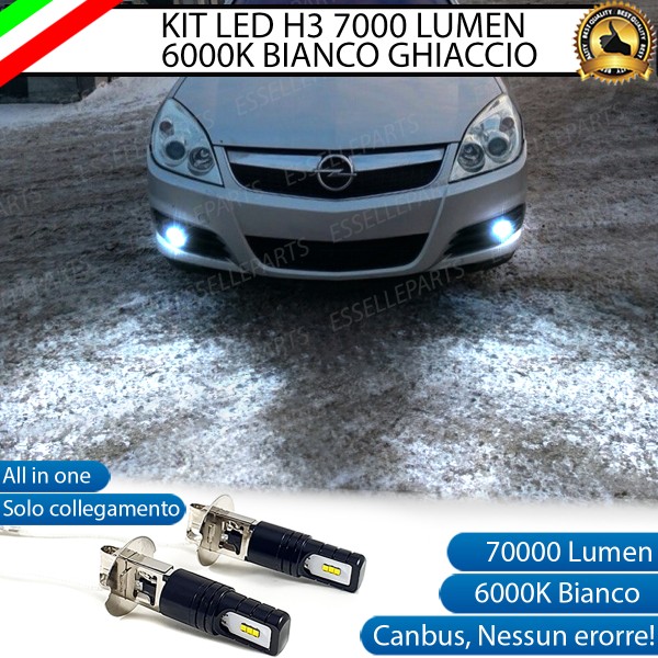 Kit Full LED H3 7000 Lumen Fendinebbia Opel Vectra C