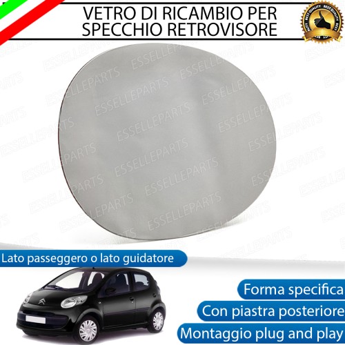 Specchietto Retrovisore esterno Laterale di Ricambio per Citroen C1