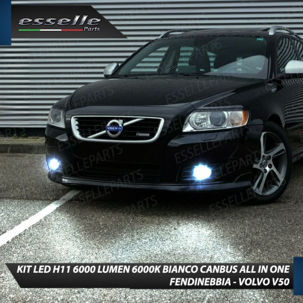 Kit Full LED H11 6000 LUMEN Canbus 6000K Bianco Fendinebbia VOLVO V50