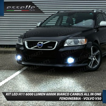 Kit Full LED H11 6000 LUMEN Canbus 6000K Bianco Fendinebbia VOLVO V50