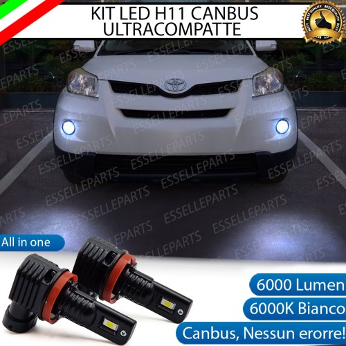 Kit Full LED H11 6000 LUMEN Canbus 6000K Bianco Fendinebbia TOYOTA URBAN CRUISER