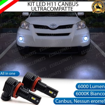 Kit Full LED H11 6000 LUMEN Canbus 6000K Bianco Fendinebbia TOYOTA URBAN CRUISER