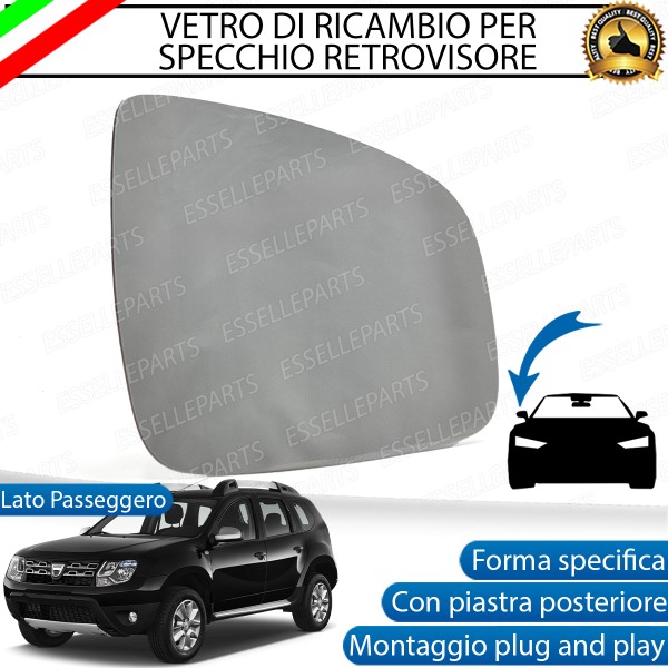 Specchietto Dacia Duster MK1 dal 2014 al 2017 Retrovisore Lato Passeggero Destro