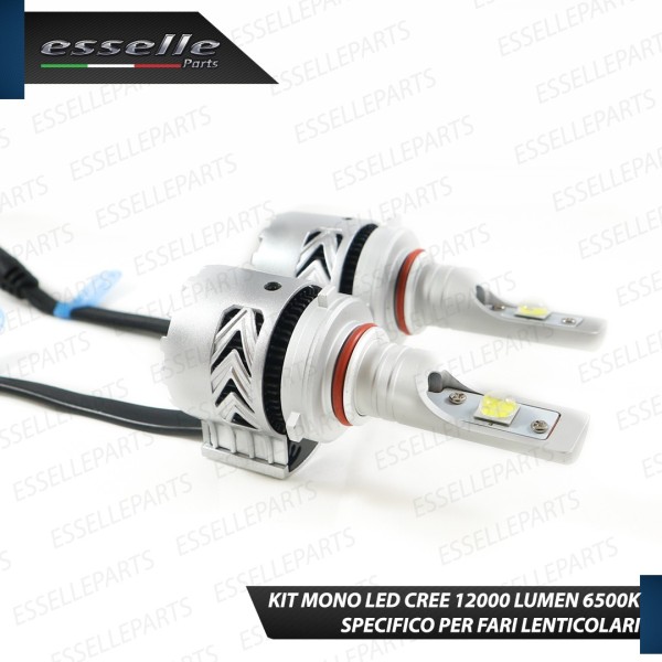 Kit MONO LED Anabbaglianti + Abbaglianti coppia HIR 12000 LUMEN OPEL ASTRA J GTC
