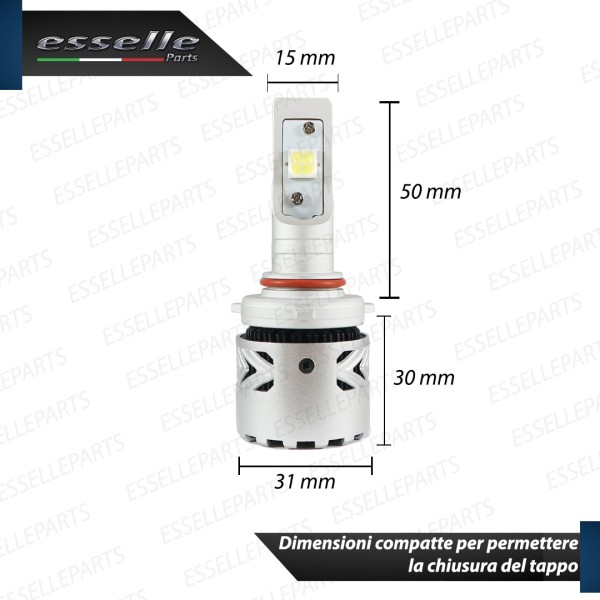 Kit MONO LED Anabbaglianti + Abbaglianti coppia HIR 12000 LUMEN OPEL ASTRA J GTC