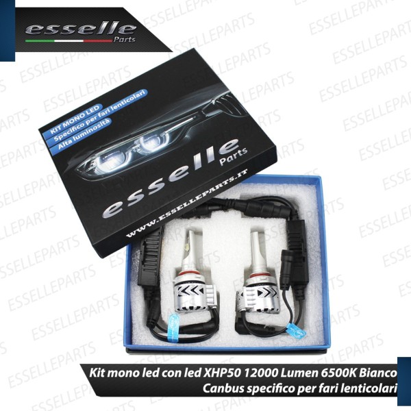 Kit MONO LED Anabbaglianti + Abbaglianti coppia HIR 12000 LUMEN OPEL ASTRA J GTC