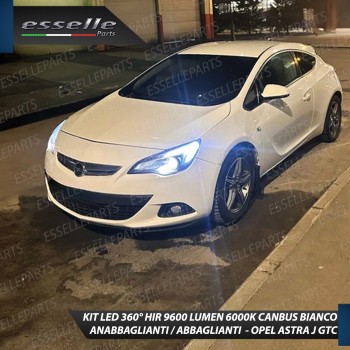 Kit LED 360° Anabbaglianti + Abbaglianti HIR 9600 LUMEN OPEL ASTRA J GTC Kit LED 360° Anabbaglianti + Abbaglianti HIR 9600 LUMEN OPEL ASTRA J GTC