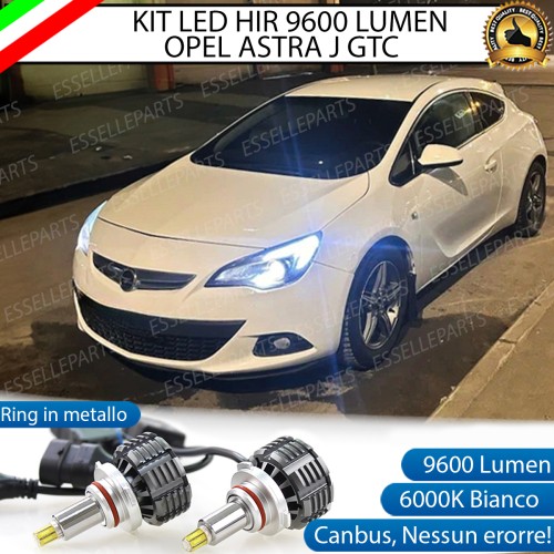 Kit LED 360° Anabbaglianti + Abbaglianti HIR 9600 LUMEN OPEL ASTRA J GTC