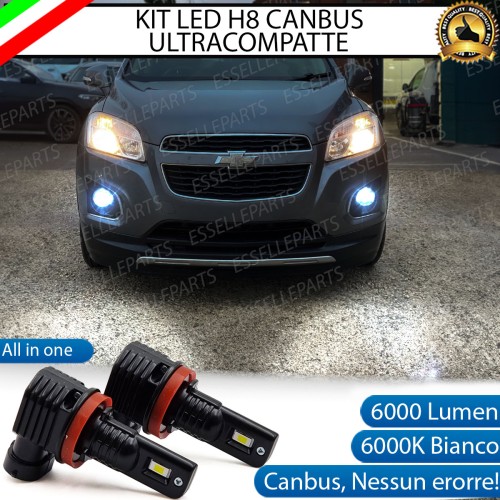 Kit Full LED H8 6000 LUMEN Canbus 6000K Fendinebbia CHEVROLET TRAX