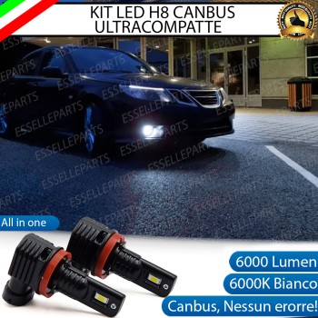 Kit Full LED H8 6000 LUMEN Canbus 6000K Fendinebbia SAAB 9-3 X
