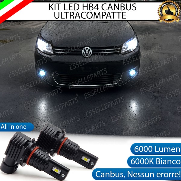 Kit Full LED HB4 6000 LUMEN Canbus 6000K Bianco Fendinebbia per VOLKSWAGEN TOURAN V3